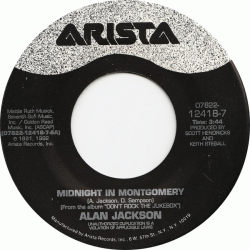 Alan Jackson : Midnight in Montgomery